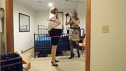 Ronni Cougar Binds & Gags Brianna Hart