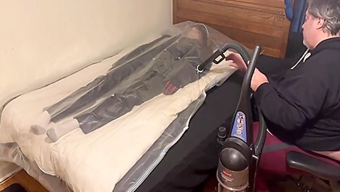 Dec 20 2022 - Vacpacked In My Leather Uniform Shirt & Muir Cap From Slvrbrboy1 With My Leather Pants & Jacket - Teaser Video
