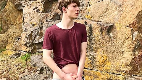 This Sexy Boy Has Hard Dick Like A Rock ! (real 23 Cm) /huge Load/ Young